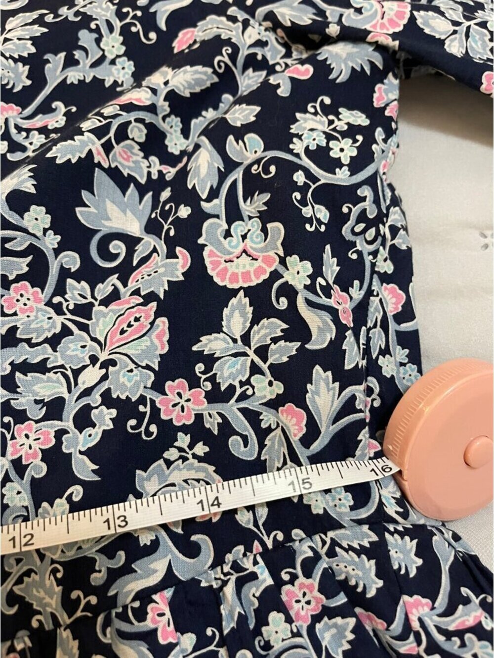 NWOT XS J Crew V-Neck Ruffle Mini Dress in Floral Fields Print Long Sleeve - Picture 8 of 9
